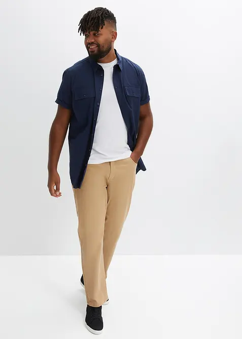 Kort&auml;rmad skjorta i bomull, bonprix