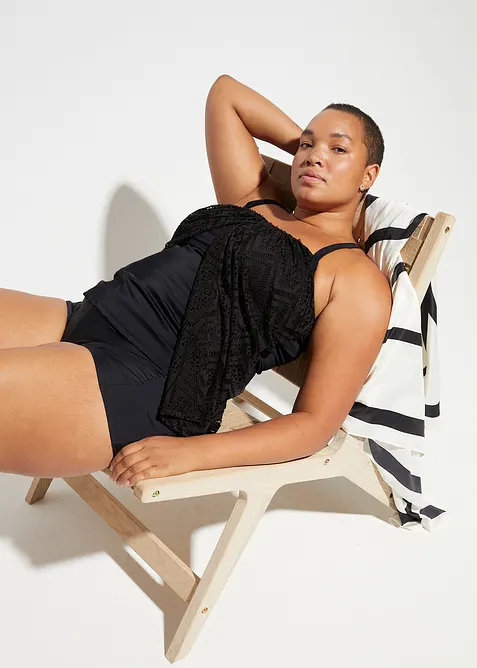 Tankiniöverdel i spets, bonprix