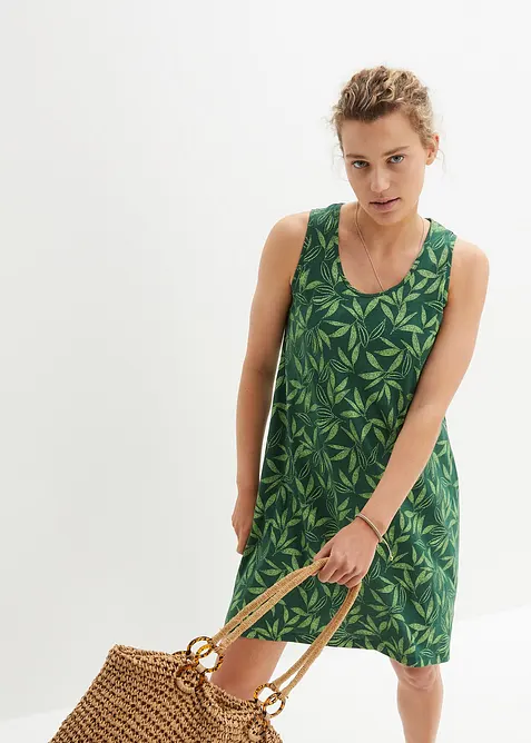 Klänning med axelband, bonprix