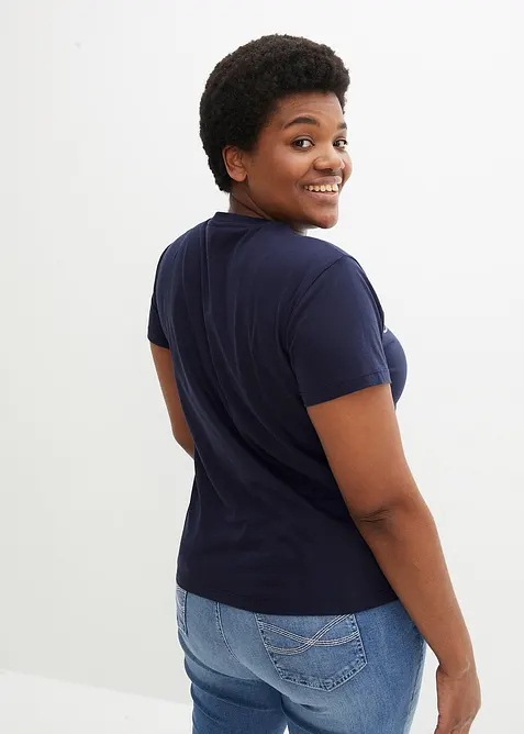 T-shirt med broderi, bonprix