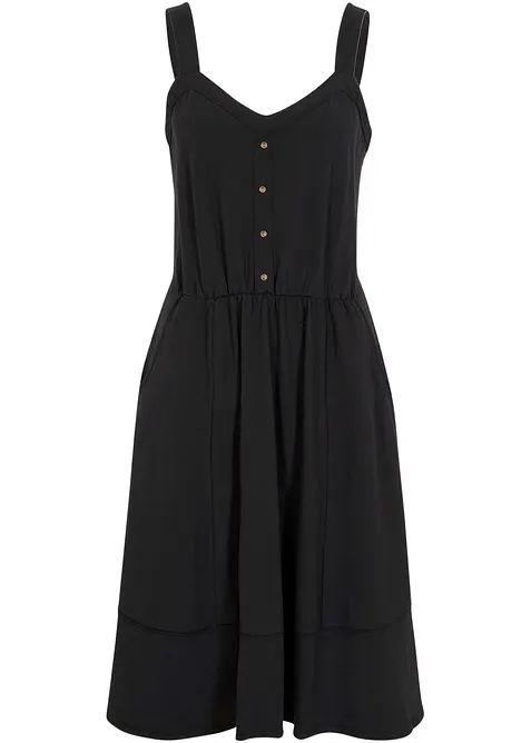 Jerseyklänning i bomull, bonprix