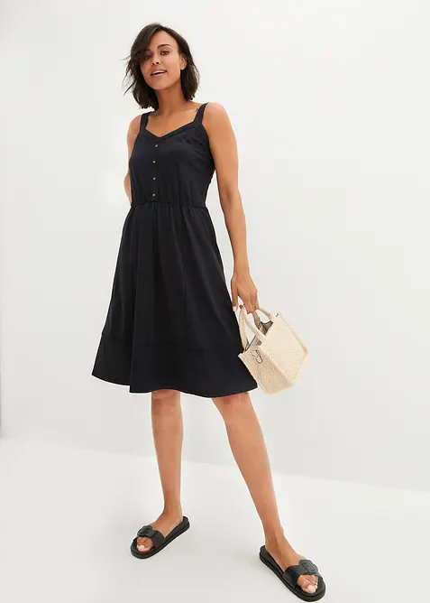 Jerseyklänning i bomull, bonprix