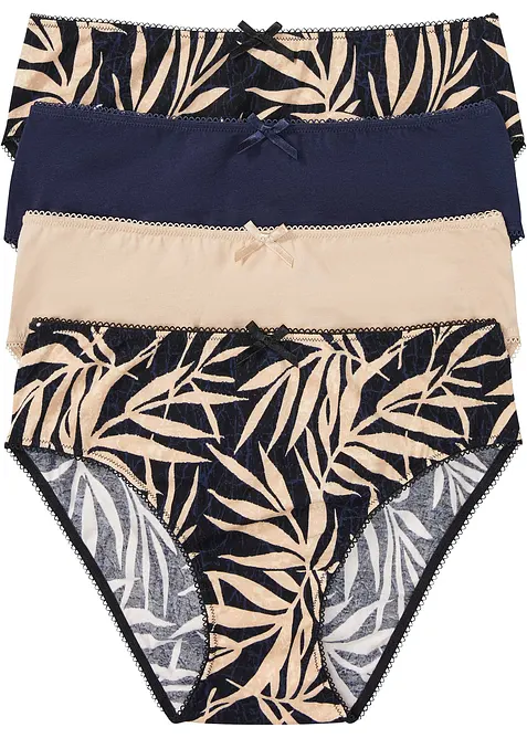 Maxitrosa (4-pack) med ekologisk bomull, bonprix