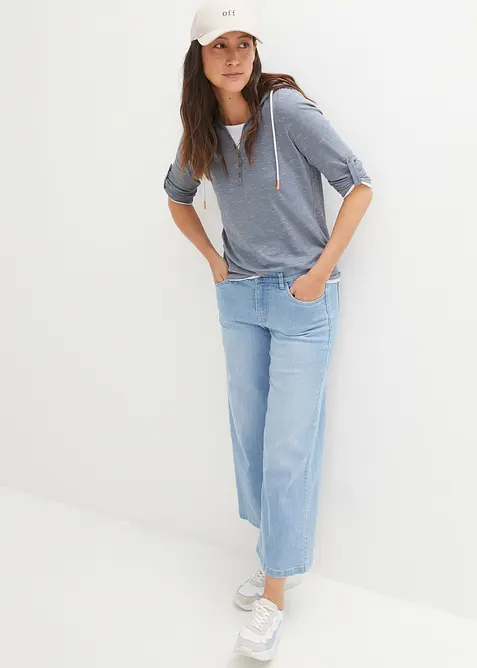 T-shirt med huva, bonprix