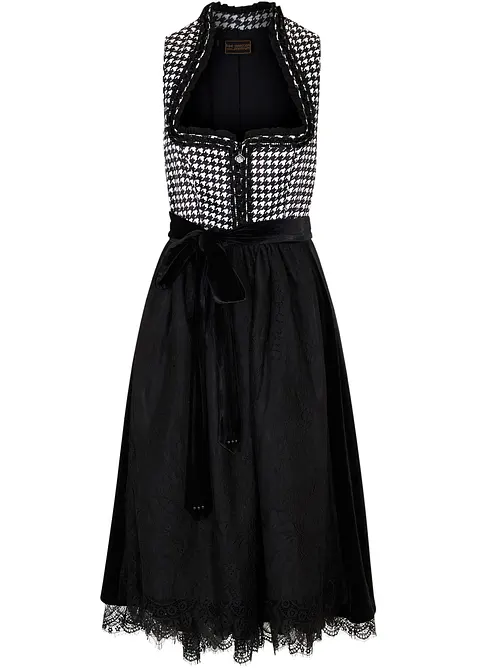 Dirndl med sammetskjol (2 delar), bonprix