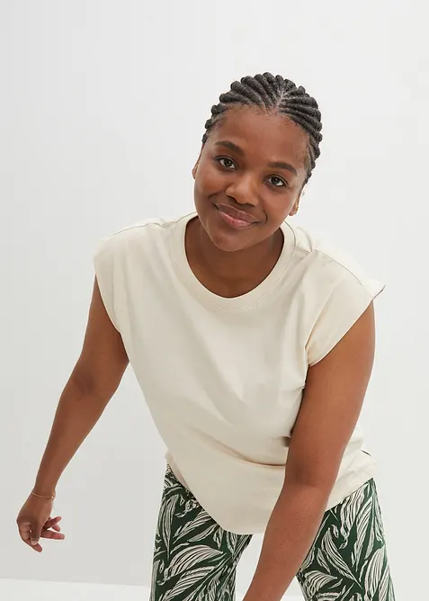 Oversizetopp med förstärkt axelparti, bonprix