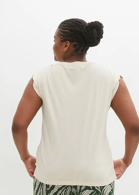 Oversizetopp med förstärkt axelparti, bonprix