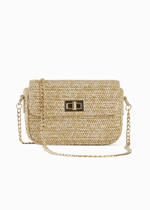 Axelremsv&auml;ska med halmlook, bonprix