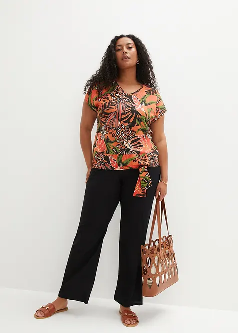 Dra p&aring;-byxa i viskos, bonprix