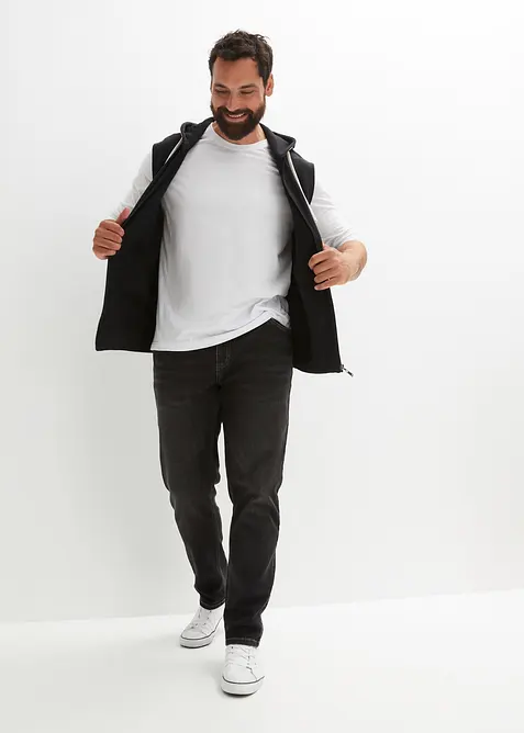 Trik&aring;v&auml;st med huva i mjuk bomullsmix, bonprix