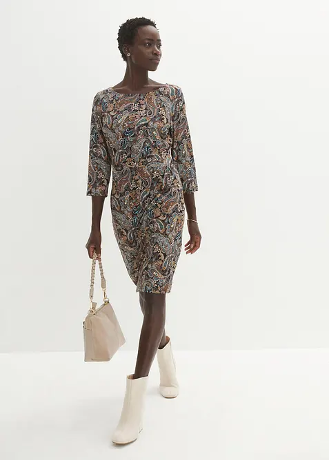 Paisleym&ouml;nstrad trik&aring;kl&auml;nning, bonprix