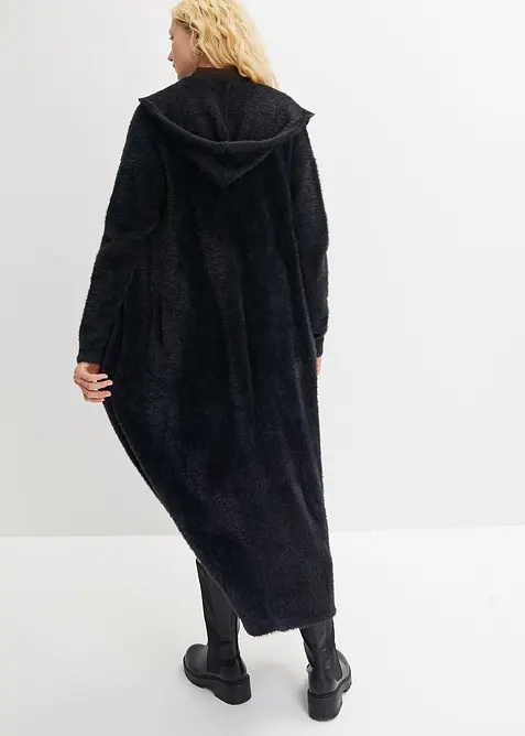 Cardigan i mjukt fluffgarn, bonprix