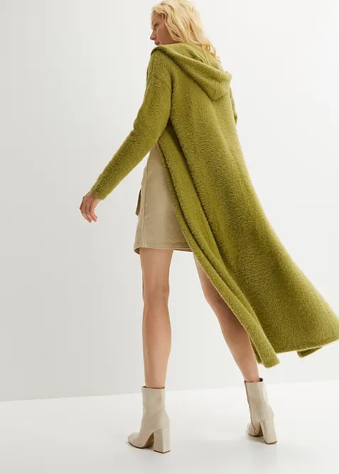 Cardigan i mjukt fluffgarn, bonprix