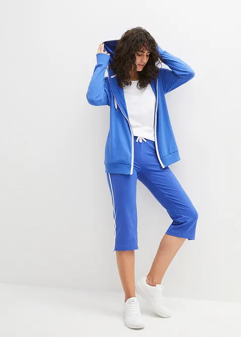 Capribyxa i bomullsstretch (2-pack), bonprix