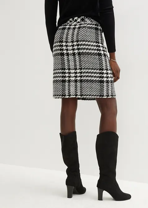 Kjol av mjuk bouclé, bonprix