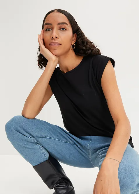 T-shirt i ren bomull, bonprix