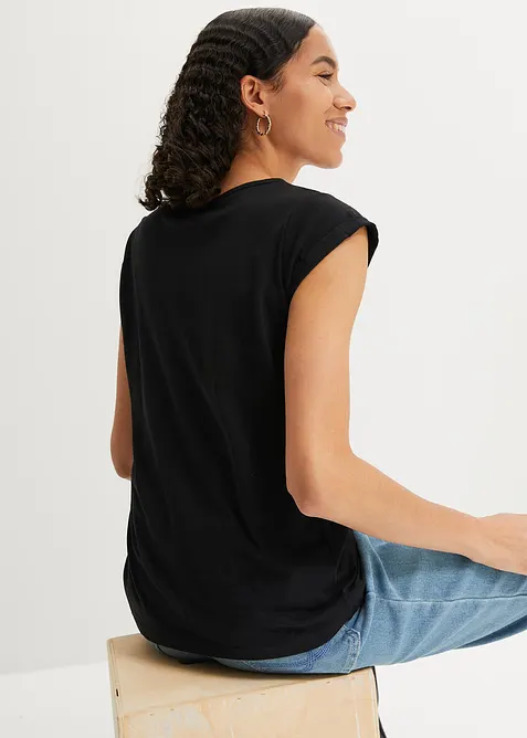 T-shirt i ren bomull, bonprix