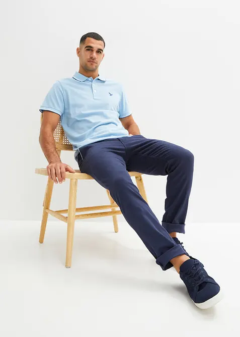 Pikétröja i ren bomull, bonprix