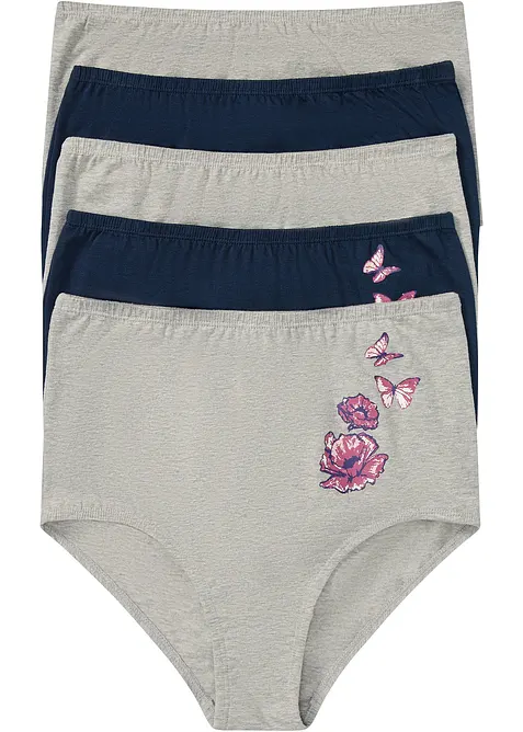 Mönstrad midjetrosa (5-pack), bonprix