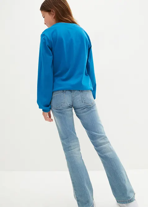 Långärmad topp av ren ekologisk bomull, bonprix