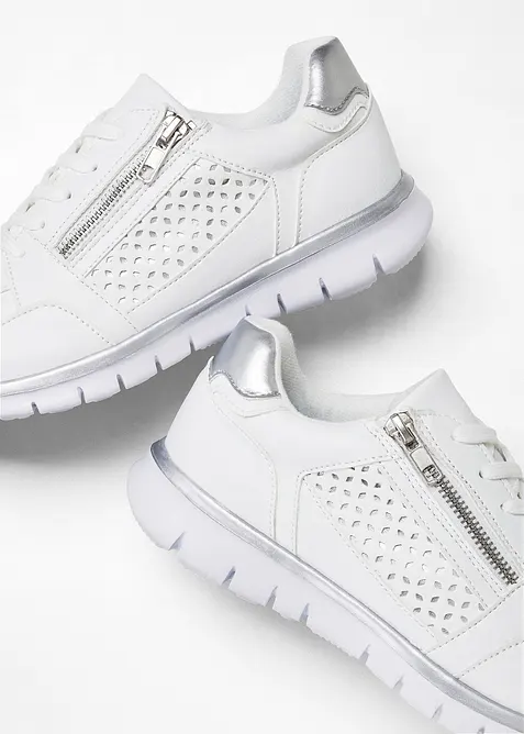 Sneakers med dragkedja, bonprix