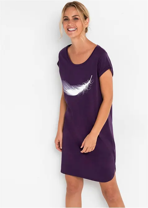 Kort nattlinne i ekologisk bomull, bonprix