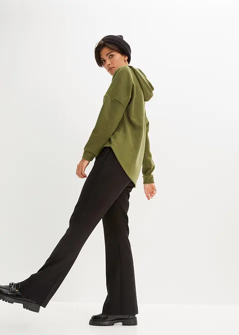 Sweatshirt med huva, normal passform, bonprix