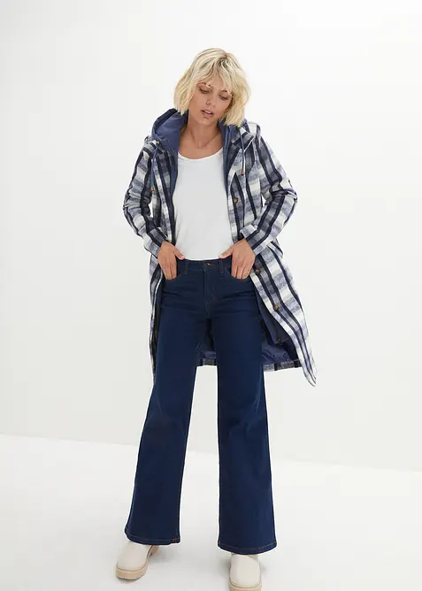 Kort vinterkappa med 2-i-1-look, bonprix