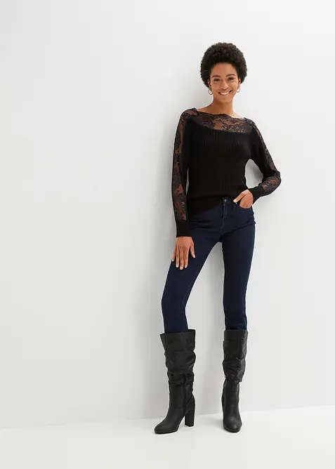 Tr&ouml;ja med spets, bonprix