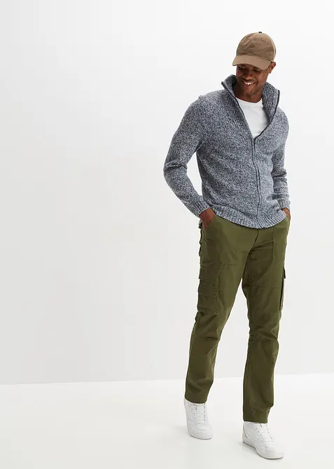 Cardigan med ståkrage, bonprix