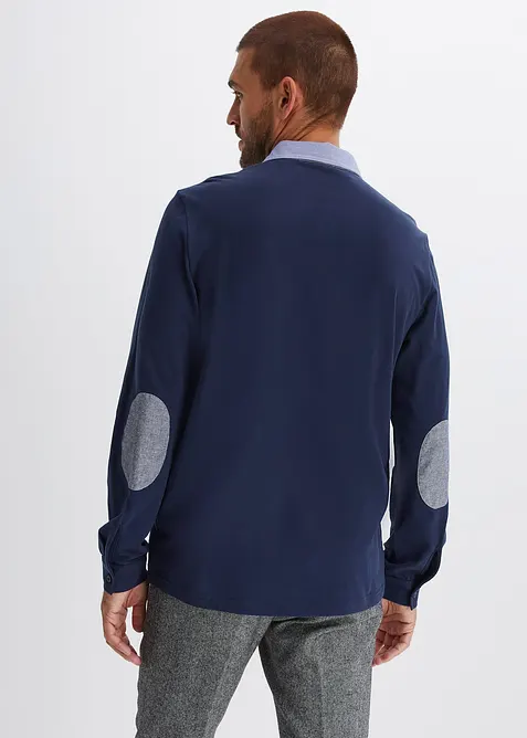 L&aring;ng&auml;rmad pik&eacute;tr&ouml;ja i bomull, bonprix