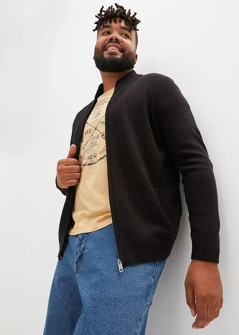 Finstickad cardigan, bonprix