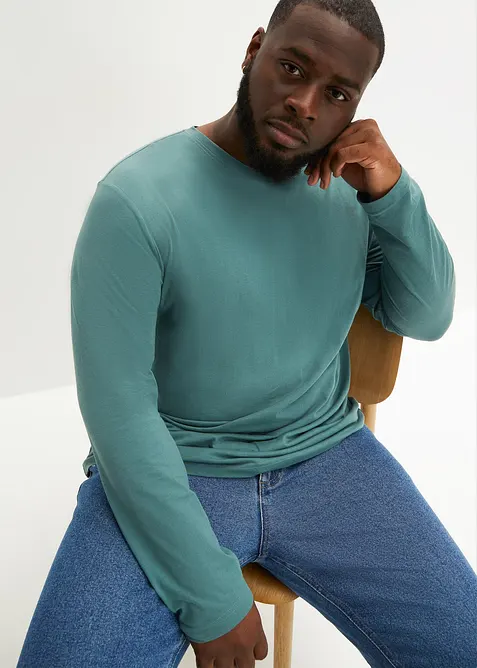 Långärmad T-shirt (2-pack), bonprix