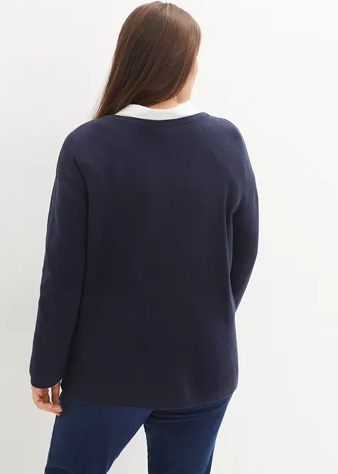 Finstickad cardigan, bonprix