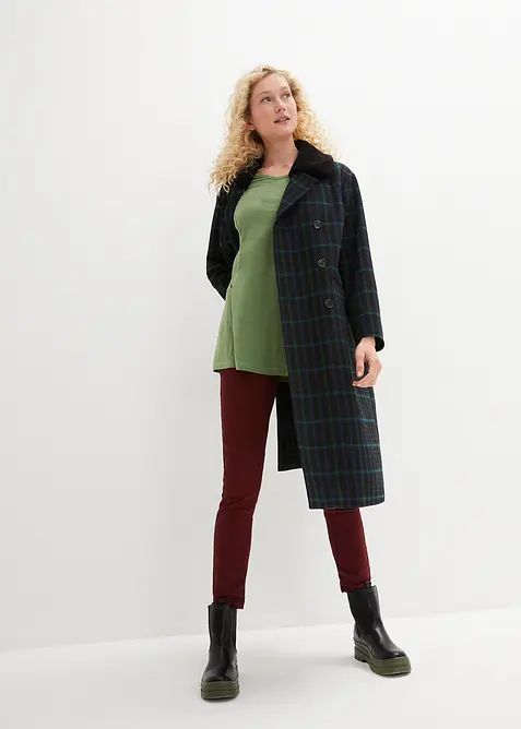 Lång topp i ren bomull, bonprix