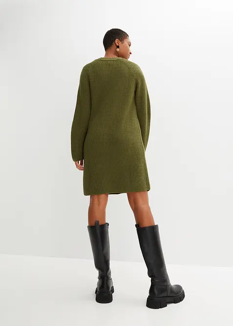 Stickad kl&auml;nning, bonprix