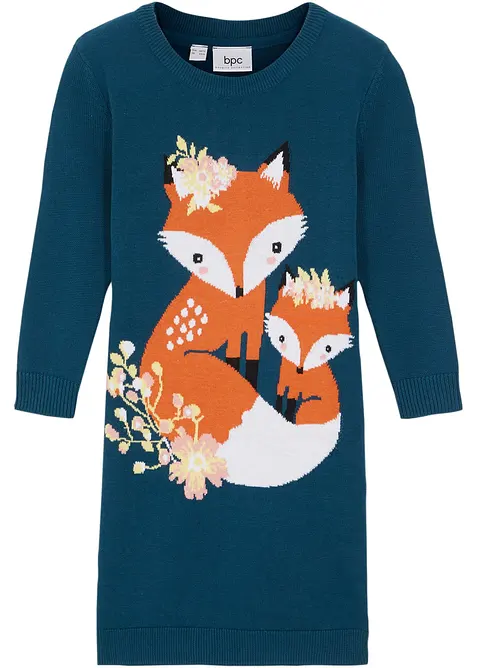 Stickad klänning, bonprix