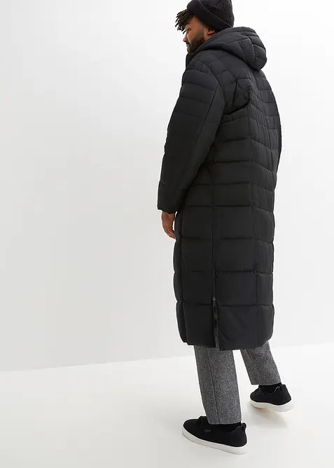 Lång täckkappa med kapuschong, bonprix