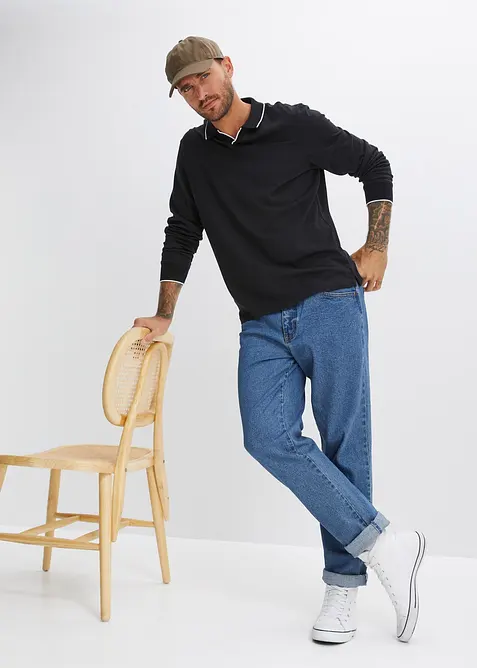 Pikétröja av ekologisk bomull, bonprix