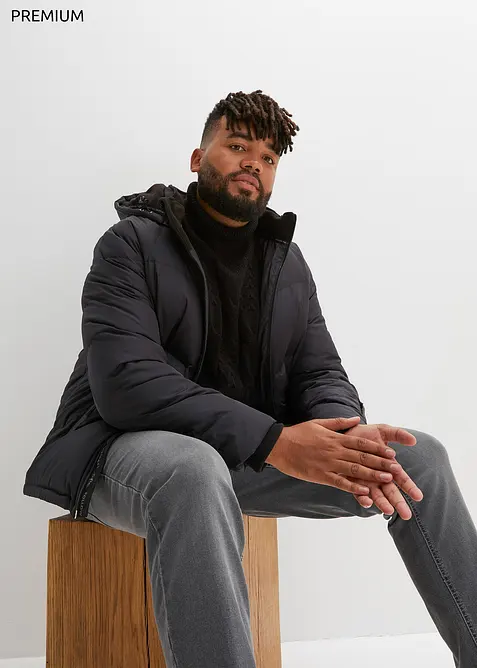 Vattenavvisande dunjacka med Bionic-Finish och värmande foder, bonprix