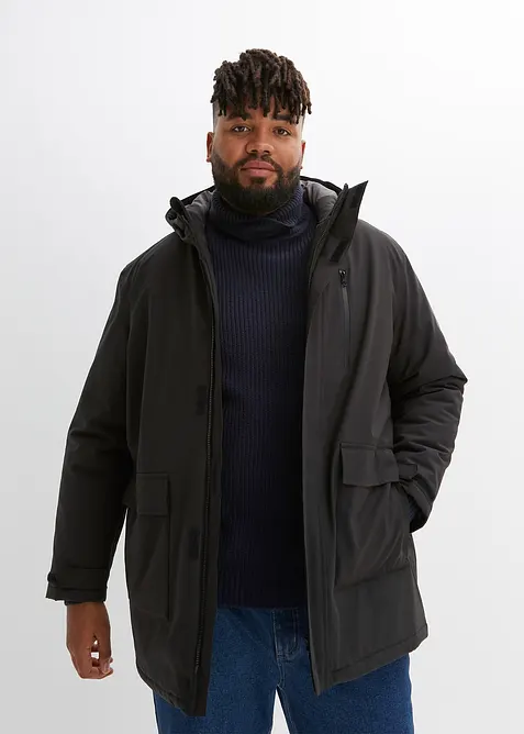 Vattentät funktionsjacka med kviltat foder, bonprix