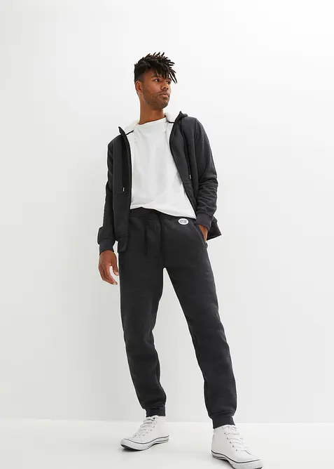 Joggingbyxa med värmande teddyfleecefoder, bonprix
