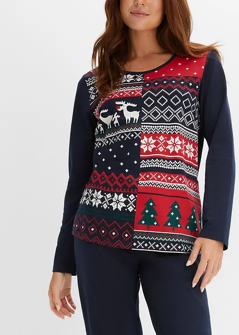 Pyjamas i bomull, bonprix