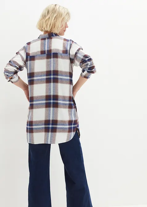 Flanellskjorta av ren bomull, bonprix