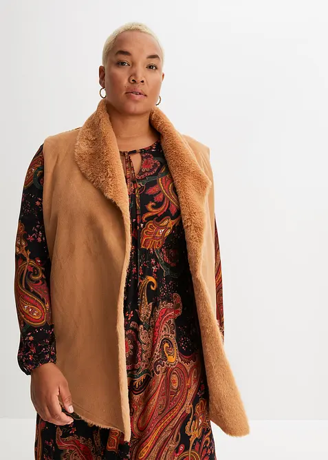 Väst i pälsimitation, bonprix