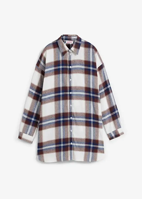 Flanellskjorta av ren bomull, bonprix