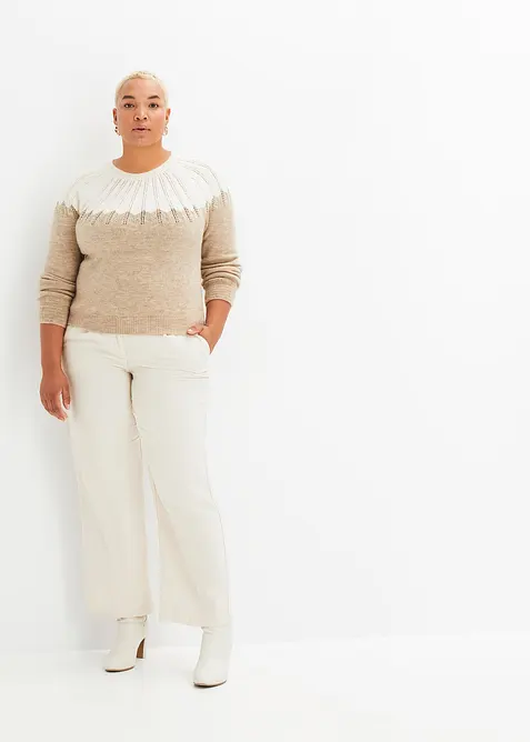 Tr&ouml;ja med h&aring;lm&ouml;nster, bonprix