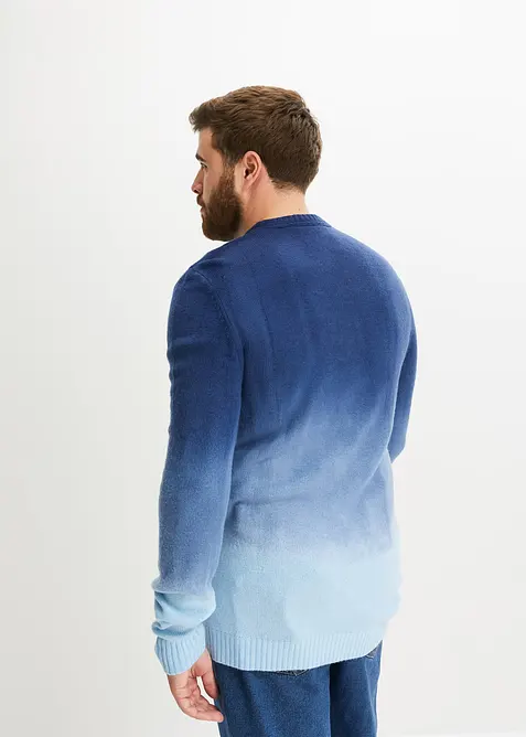 Finstickad tr&ouml;ja med olika f&auml;rgnyanser, bonprix