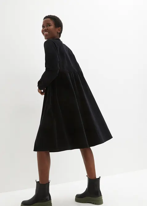 Klänning i bomullsmanchester, bonprix