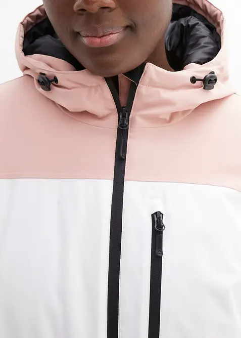 Vattentät funktionsskidjacka med huva, bonprix
